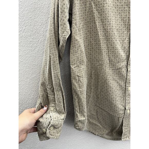 Northwest Territory Shirt Size Small NWT Naturals Mens Button Up Brown Corduroy - Picture 4 of 13
